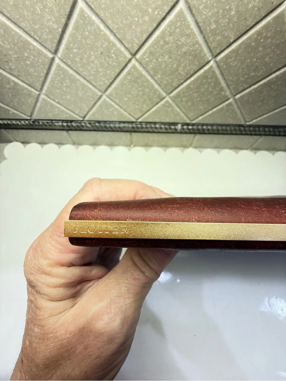 Plotter A5 Pueblo Leather 6-ring Binder